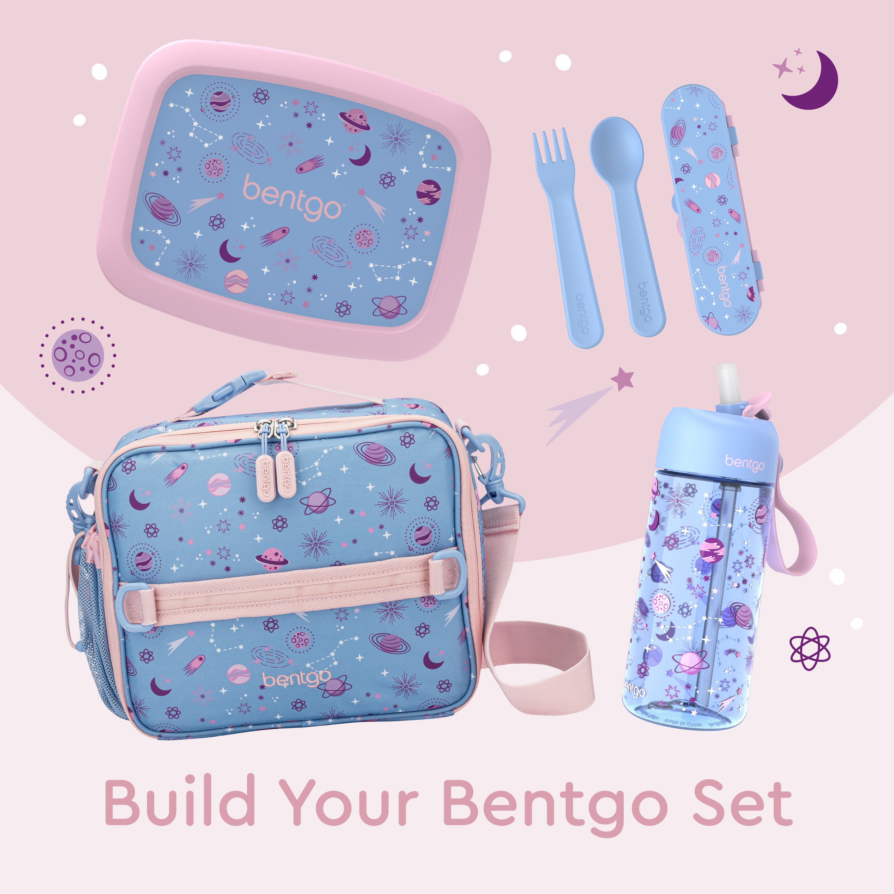 Bentgo Kids Utensil Set - Puppy Love - Image 55
