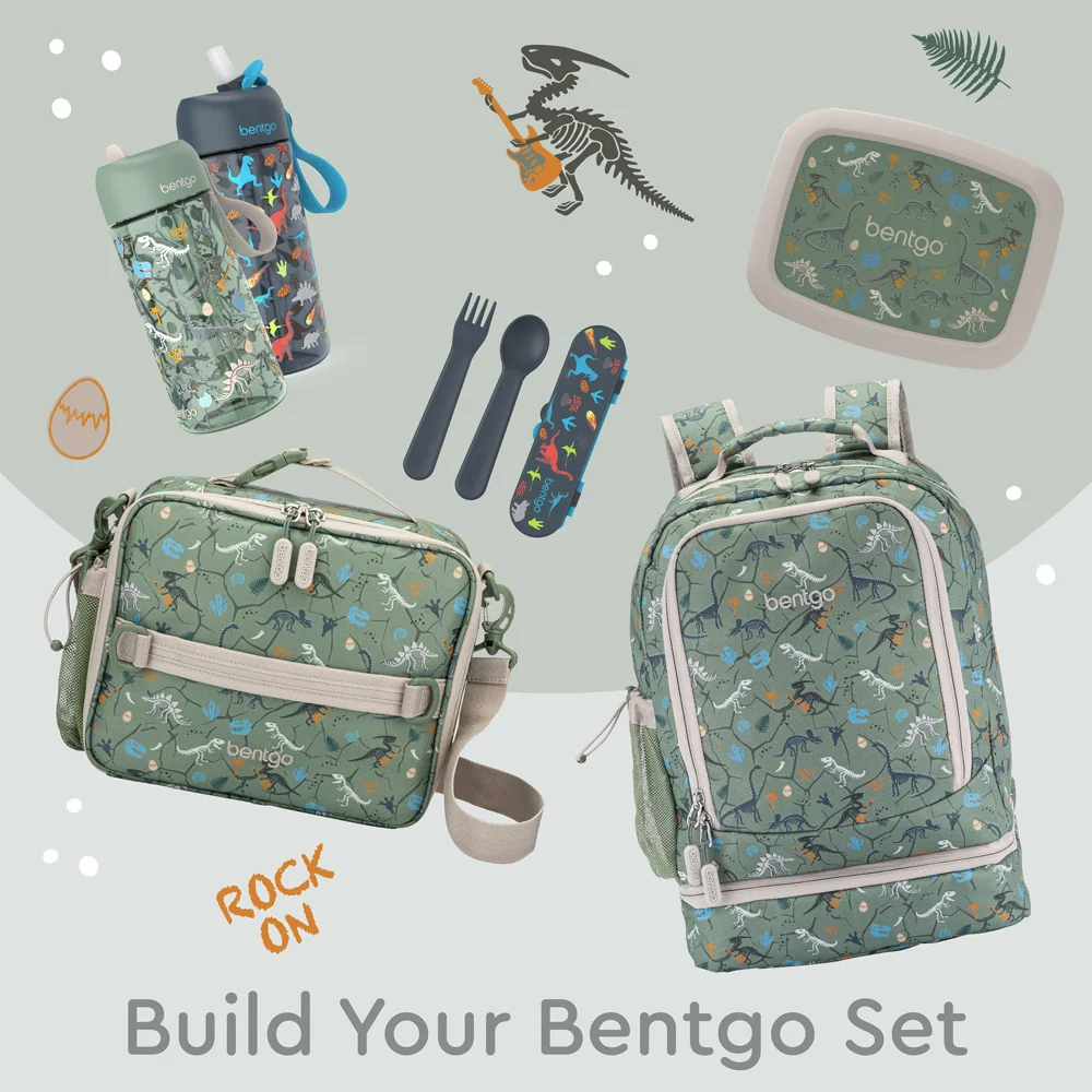 Bentgo Kids Prints 2-in-1 Backpack & Lunch Bag - Bug Buddies - Image 42