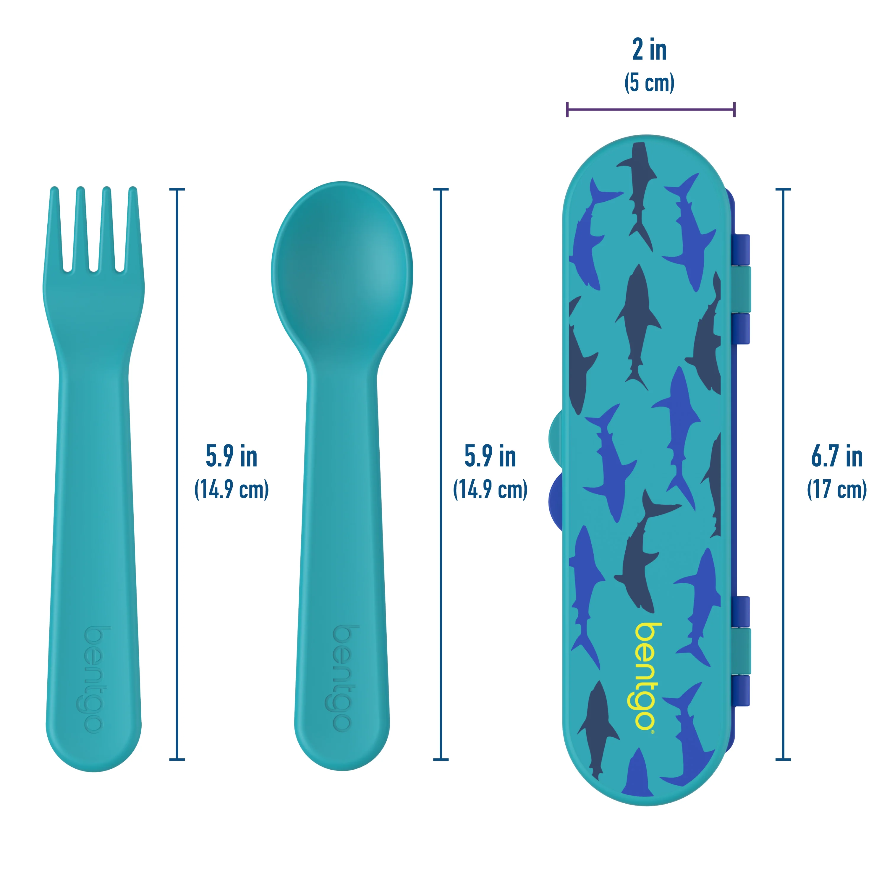 Bentgo Kids Utensil Set - Puppy Love - Image 5