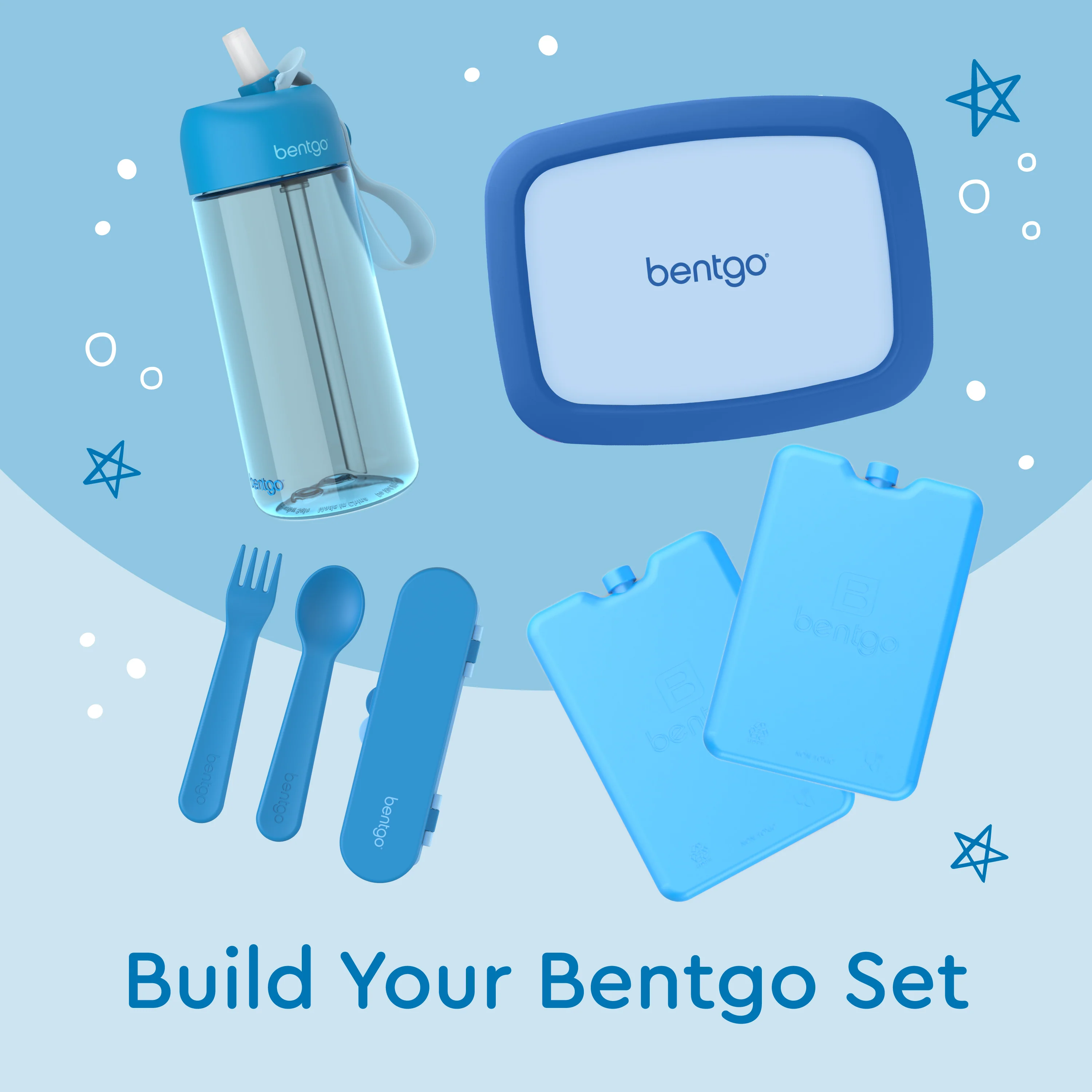 Bentgo Kids Utensil Set - Puppy Love - Image 69