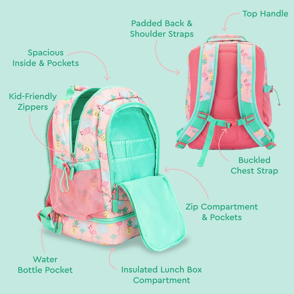Bentgo Kids Prints 2-in-1 Backpack & Lunch Bag - Bug Buddies - Image 75