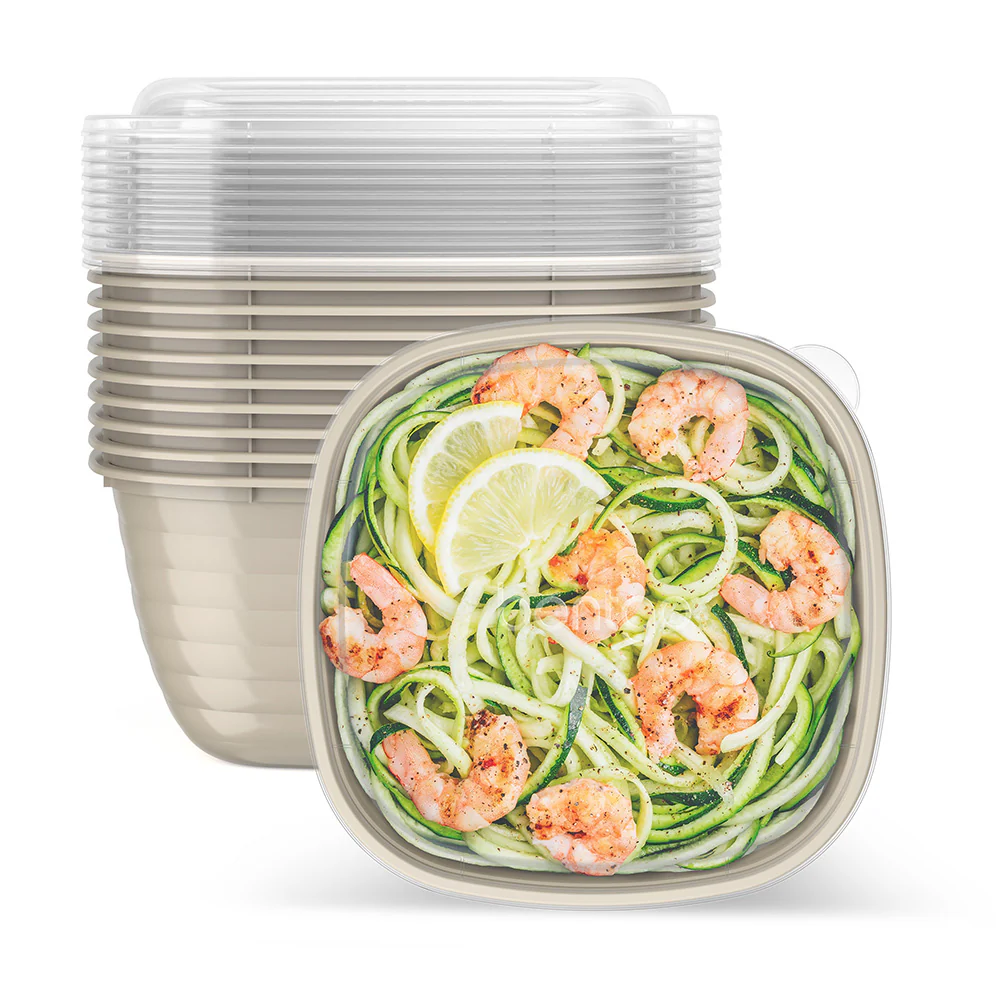 Bentgo Prep 1-Compartment Bowls (20-Piece) - Champagne