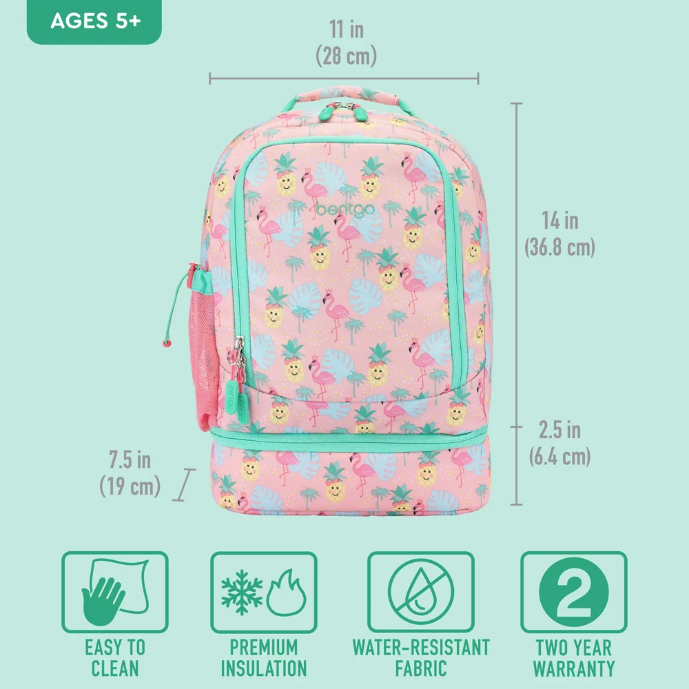 Bentgo Kids Prints 2-in-1 Backpack & Lunch Bag - Bug Buddies - Image 77