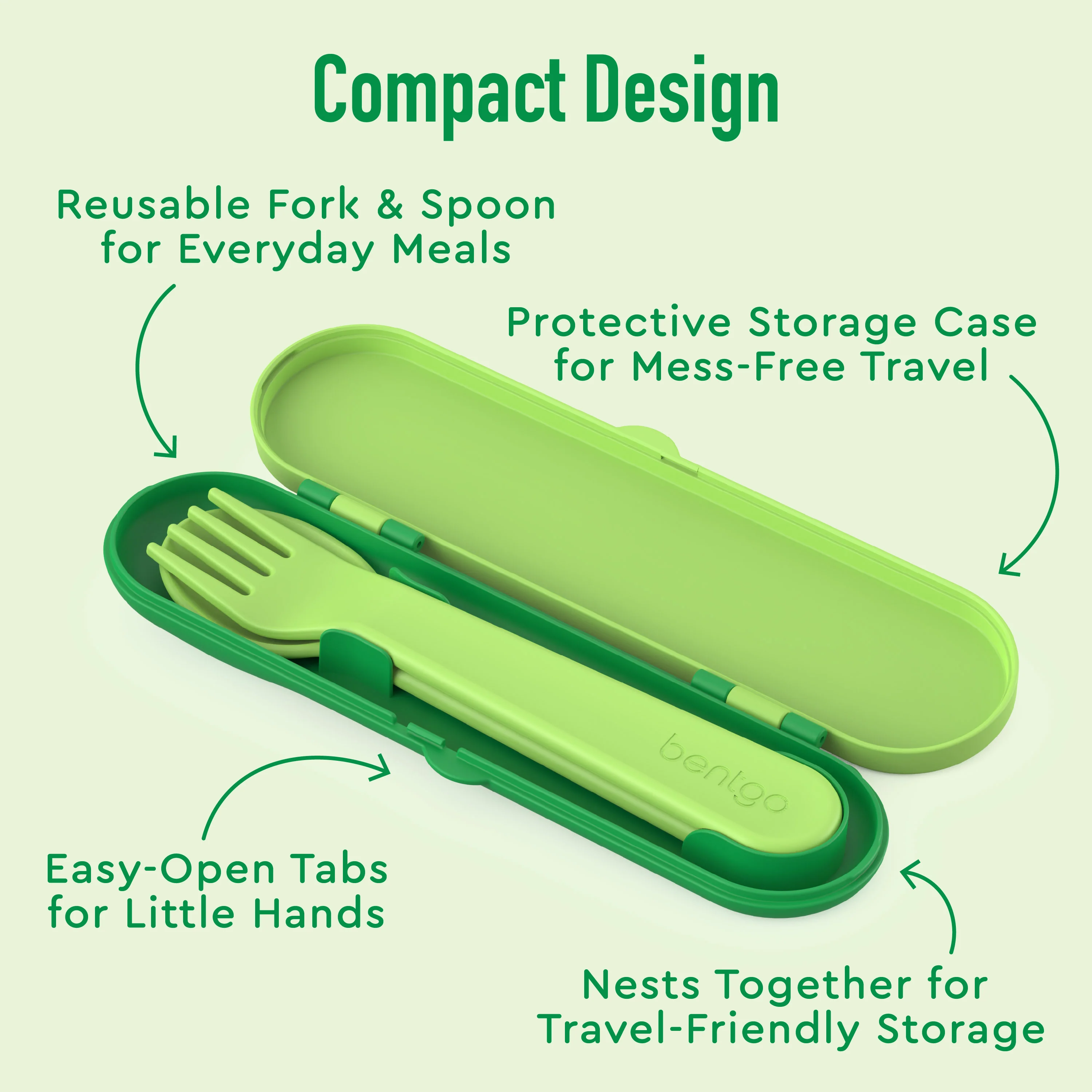 Bentgo Kids Utensil Set - Puppy Love - Image 18