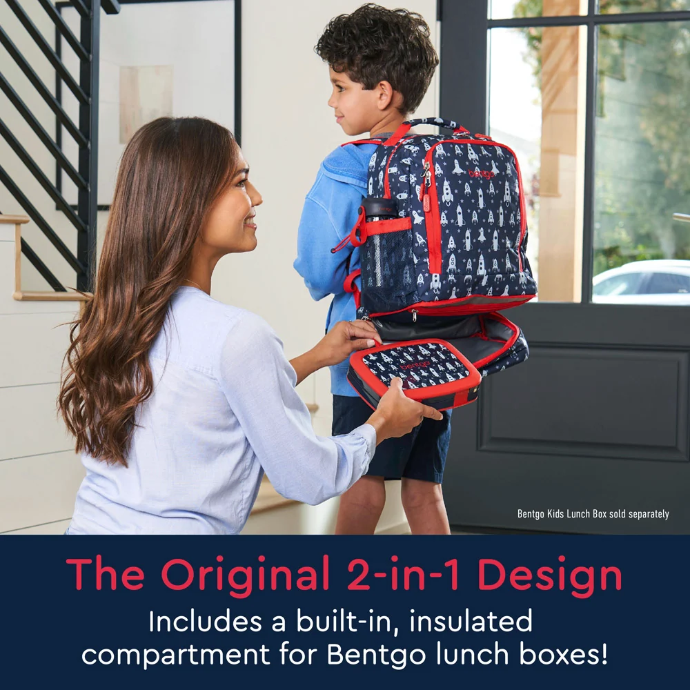 Bentgo Kids Prints 2-in-1 Backpack & Lunch Bag - Bug Buddies - Image 50