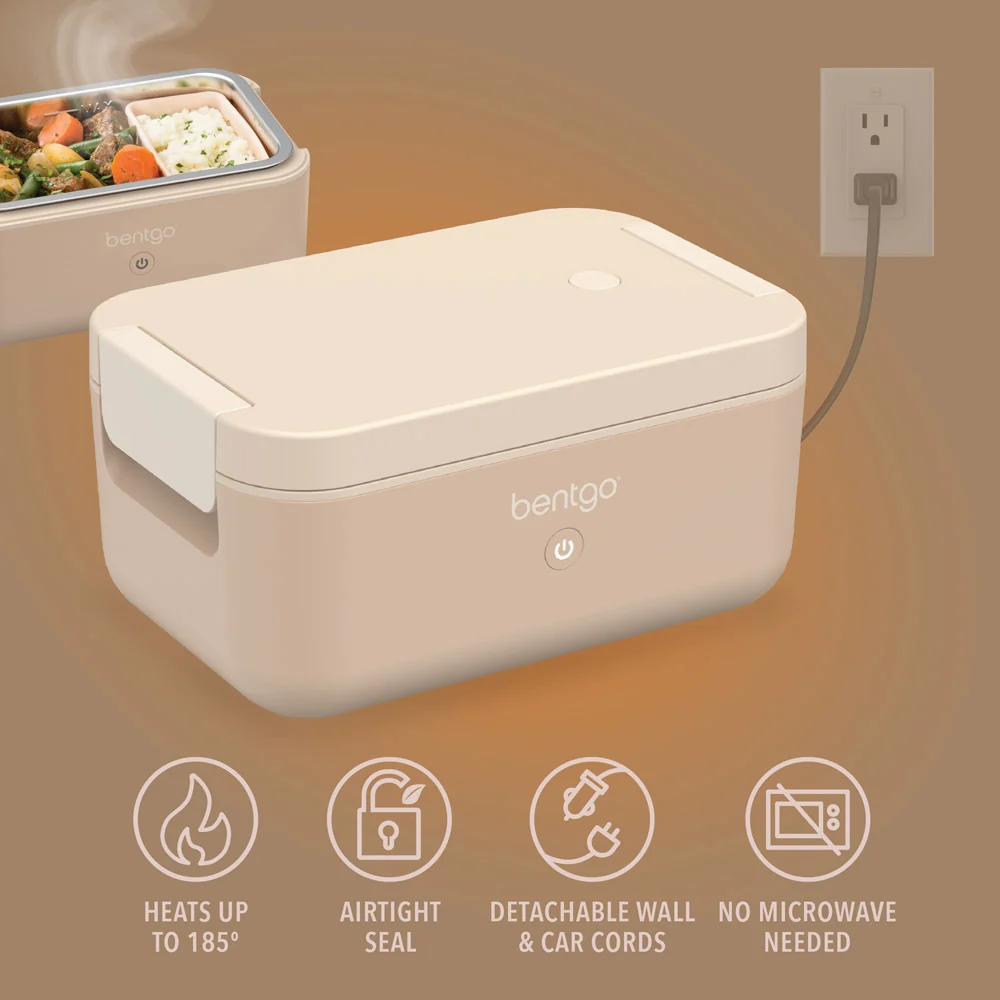 Bentgo Heat Electric Lunch Box - Latte - Image 3