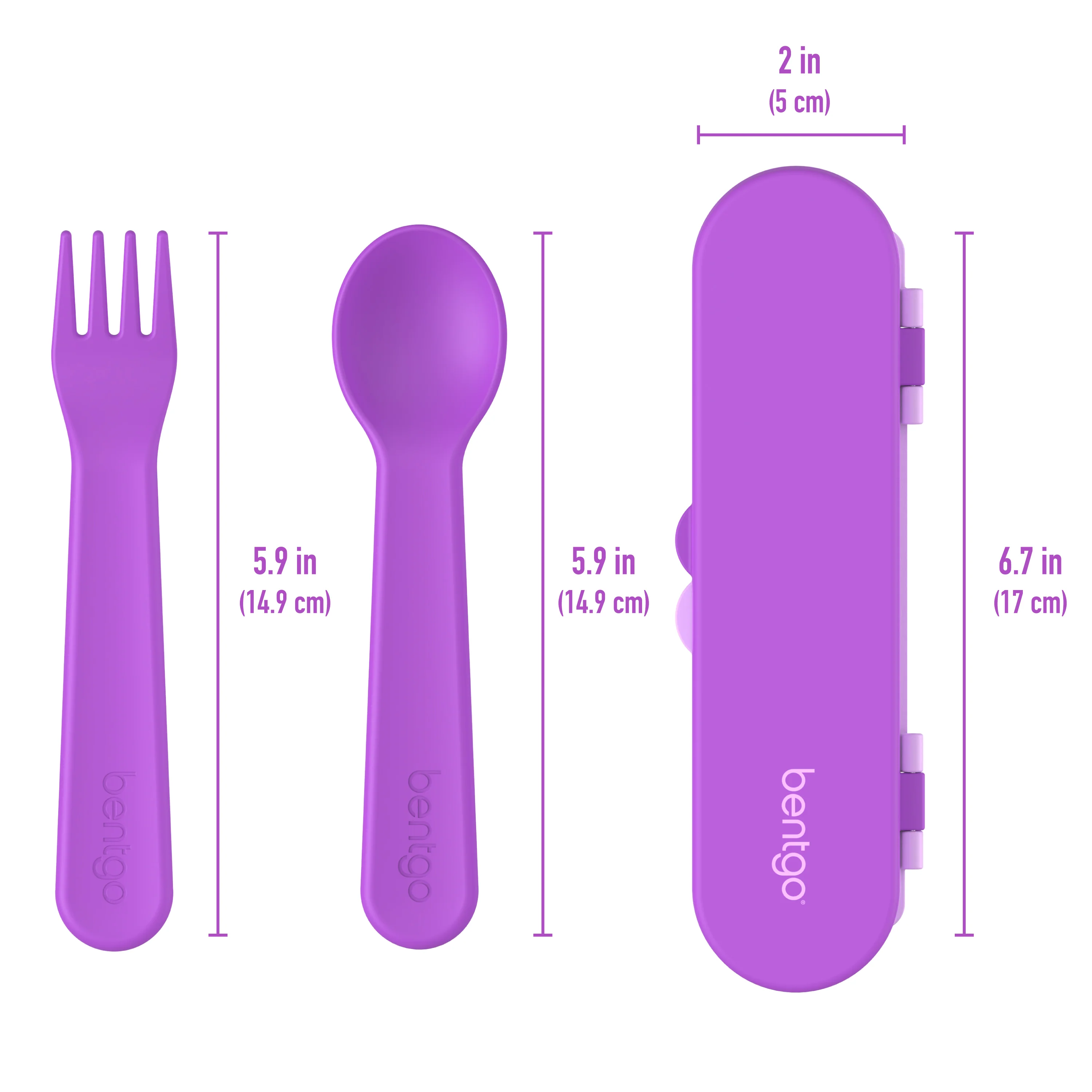 Bentgo Kids Utensil Set - Puppy Love - Image 75