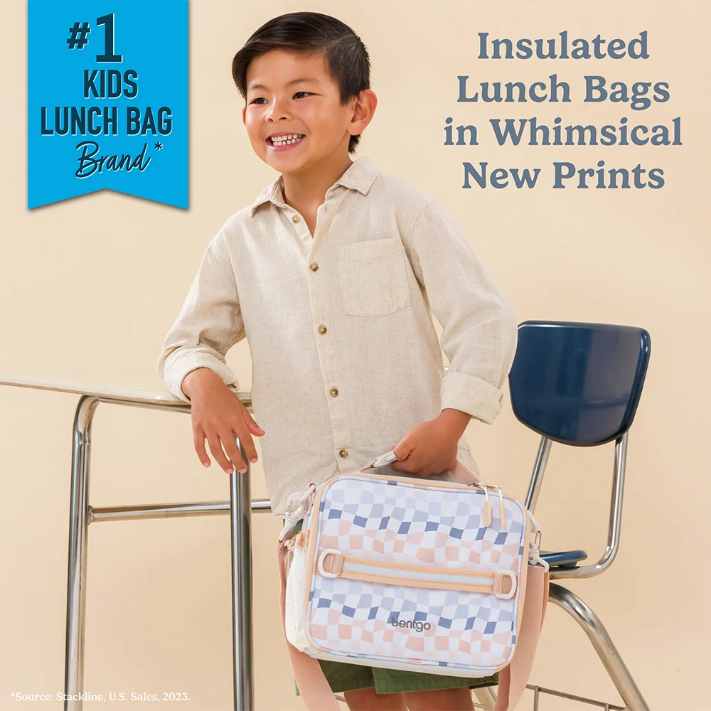Bentgo Kids Whimsy & Wonder Prints Lunch Bag - Starry Sprinkle - Image 2