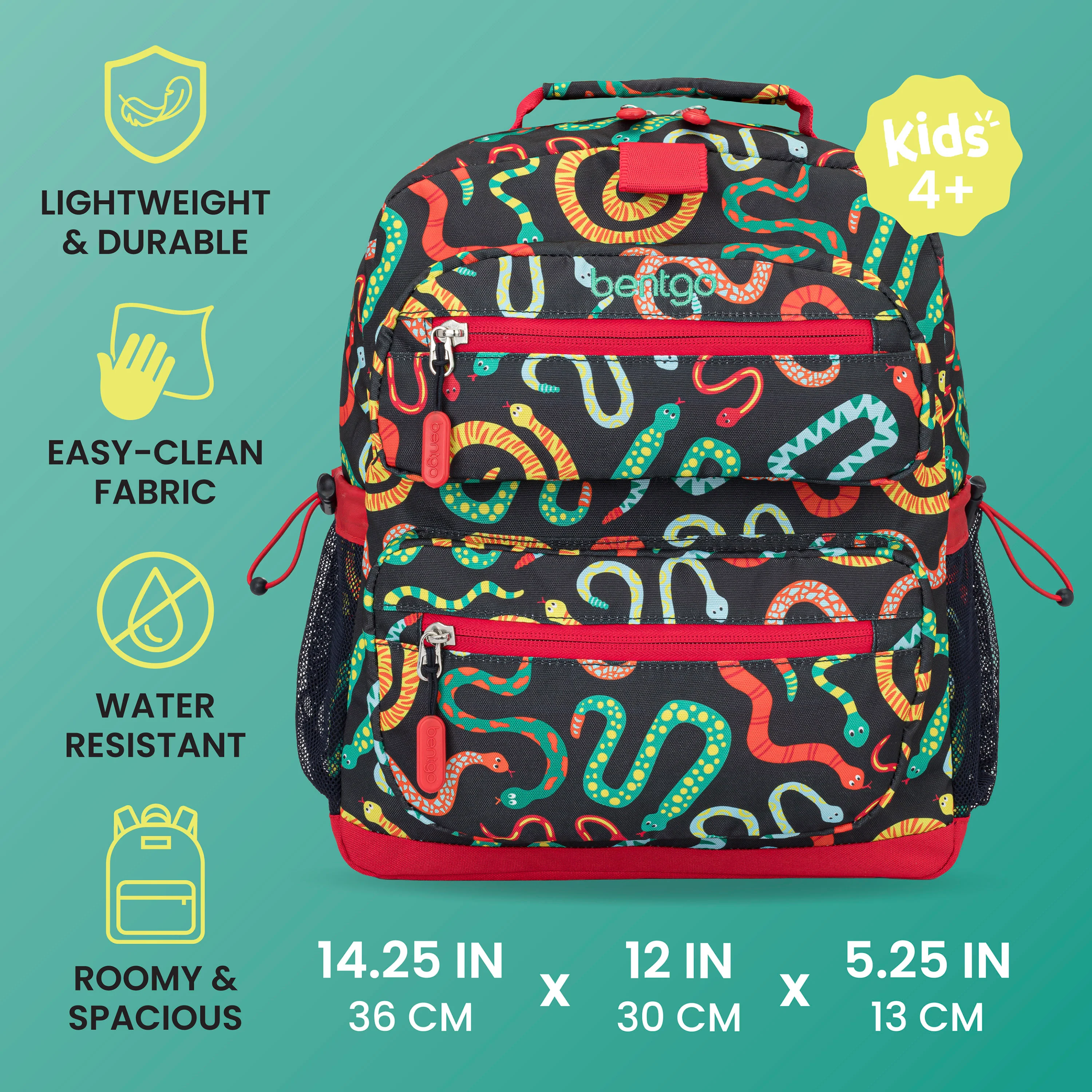 Bentgo Kids Prints Backpack - Sssnakes - Image 58