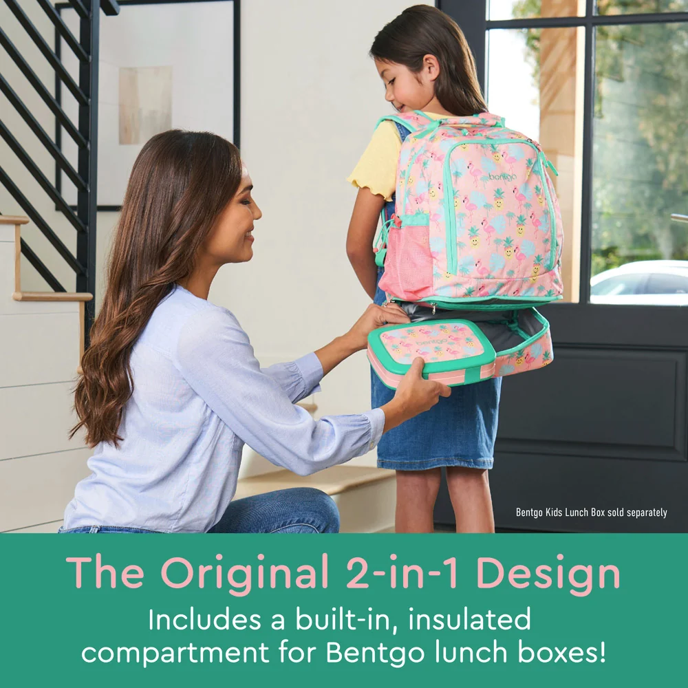 Bentgo Kids Prints 2-in-1 Backpack & Lunch Bag - Bug Buddies - Image 74