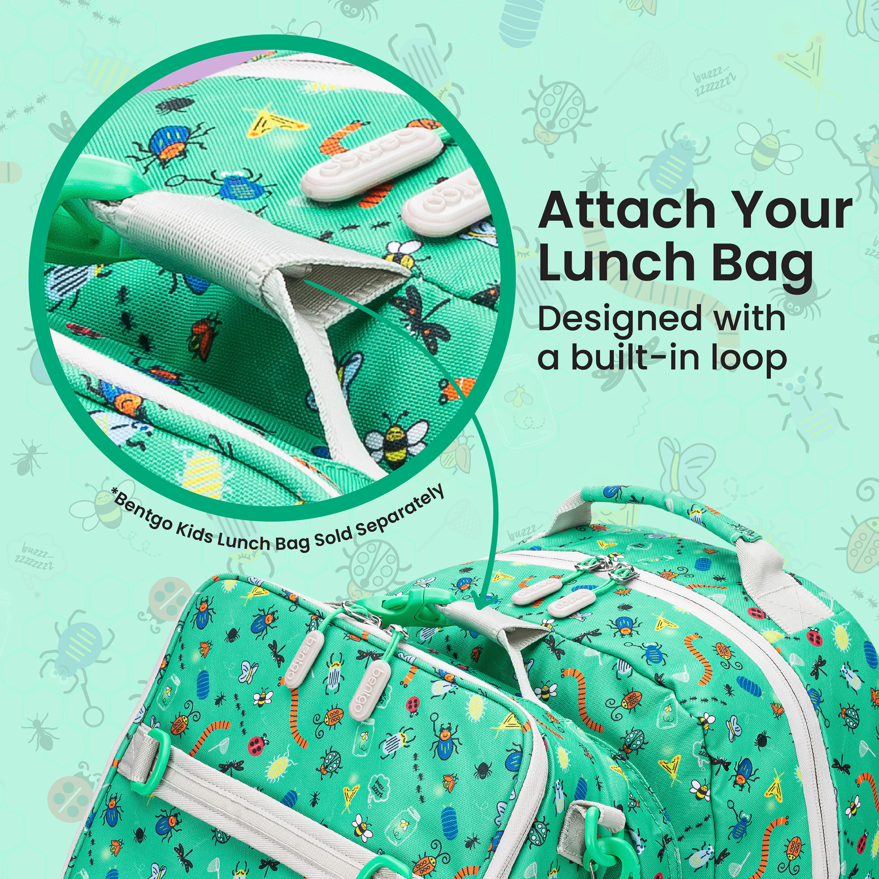 Bentgo Kids Prints Backpack - Sssnakes - Image 46
