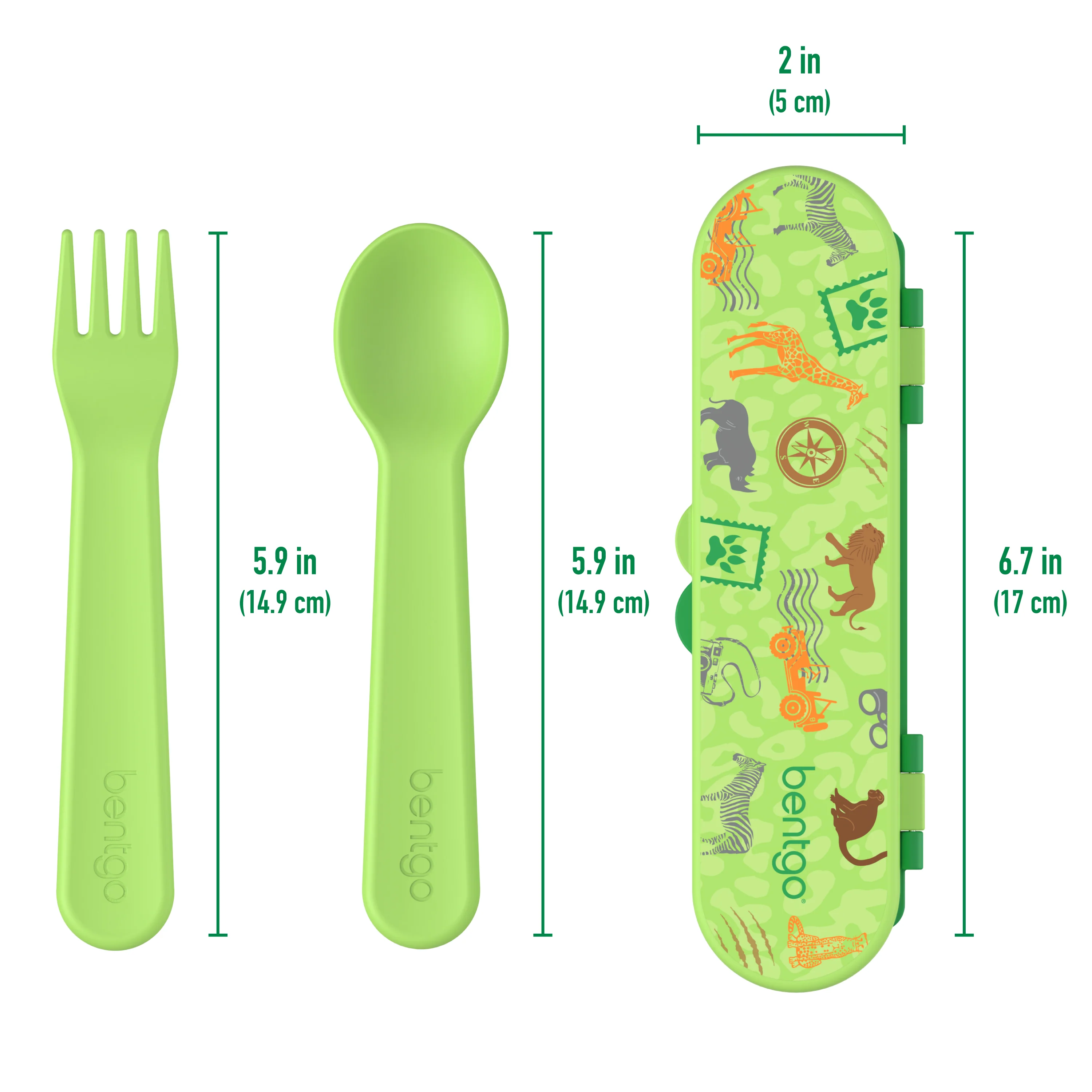 Bentgo Kids Utensil Set - Puppy Love - Image 19