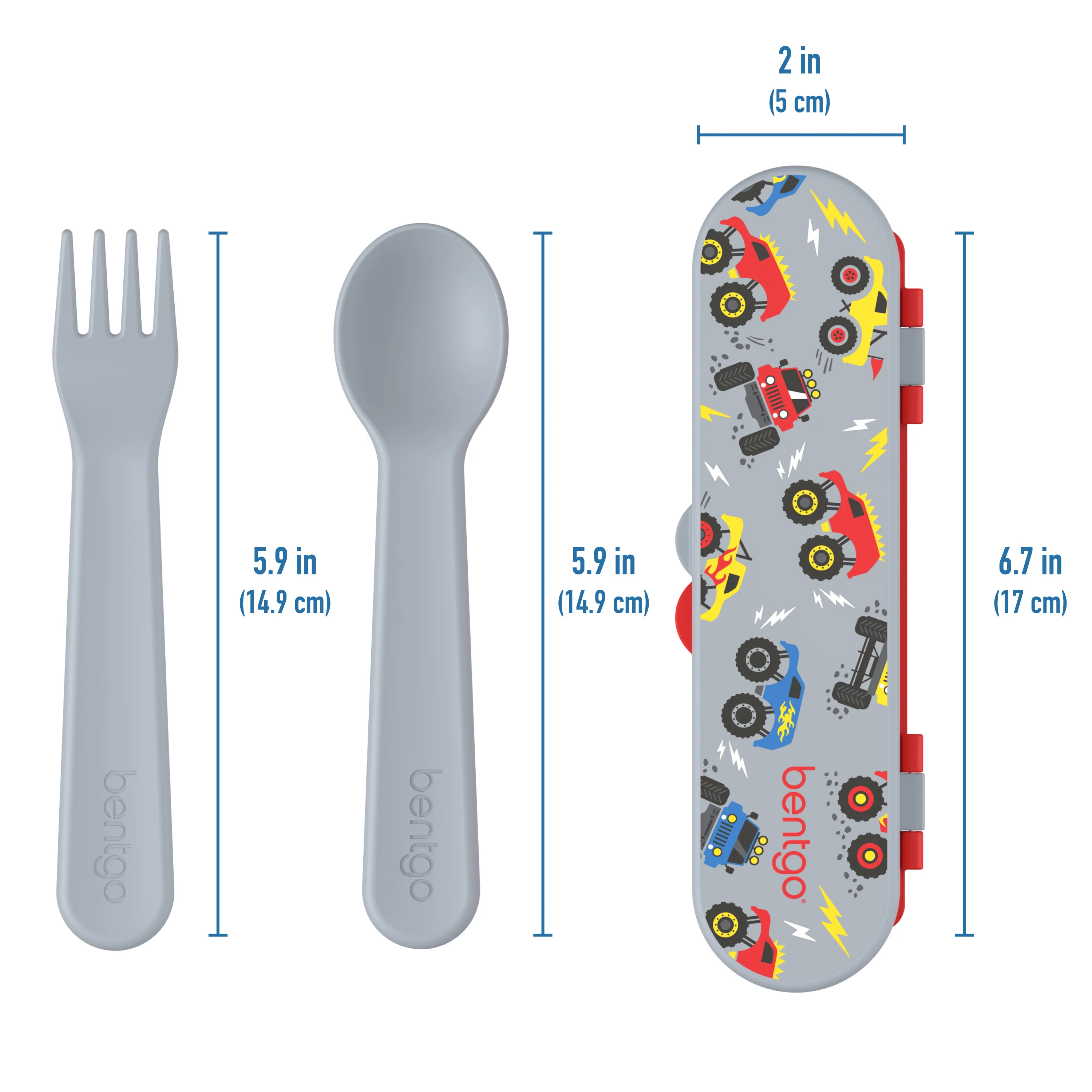 Bentgo Kids Utensil Set - Puppy Love - Image 26