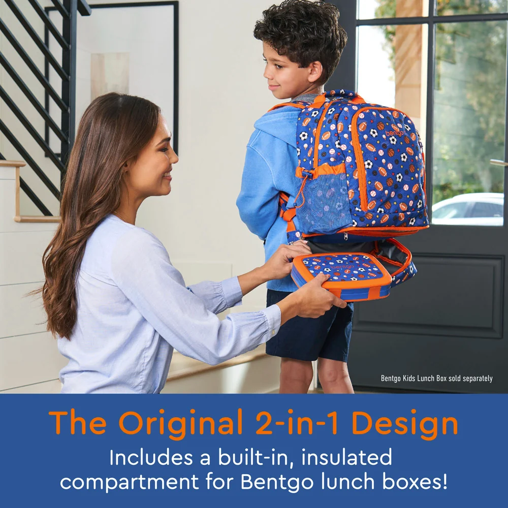 Bentgo Kids Prints 2-in-1 Backpack & Lunch Bag - Bug Buddies - Image 62