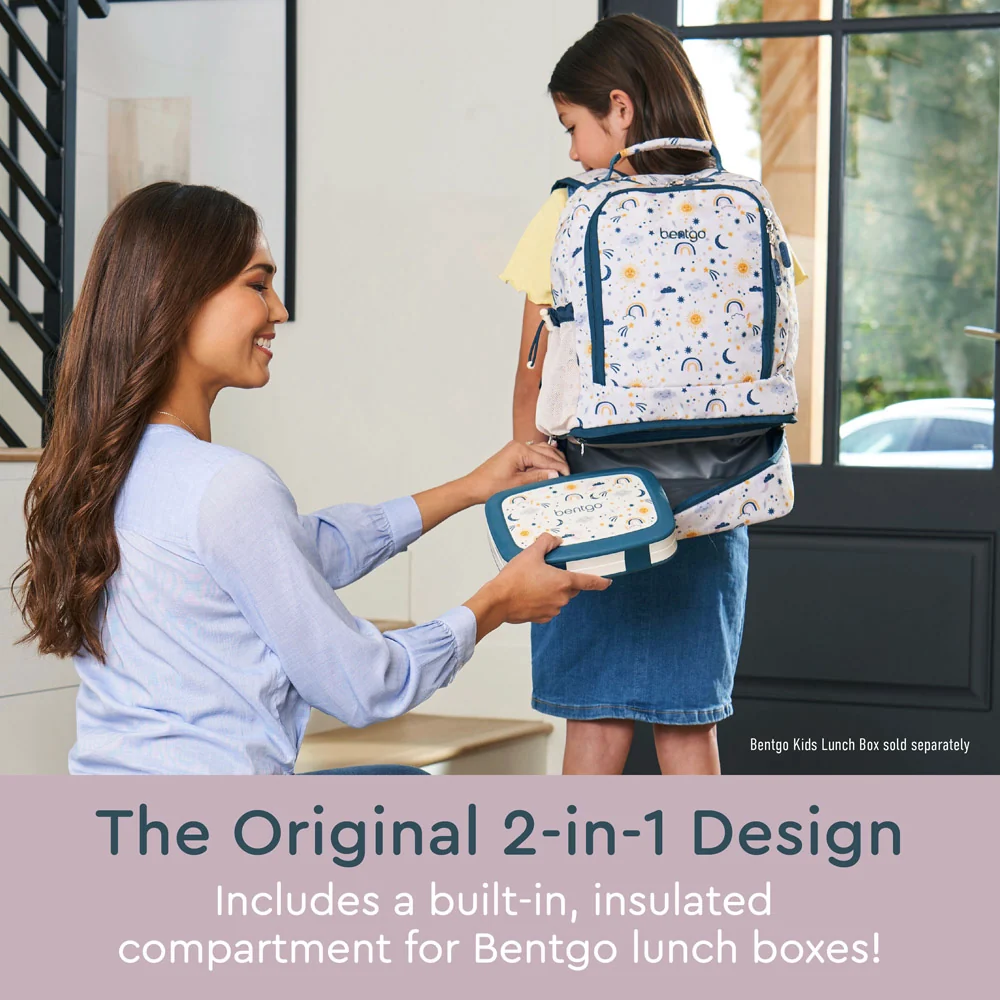 Bentgo Kids Prints 2-in-1 Backpack & Lunch Bag - Bug Buddies - Image 80