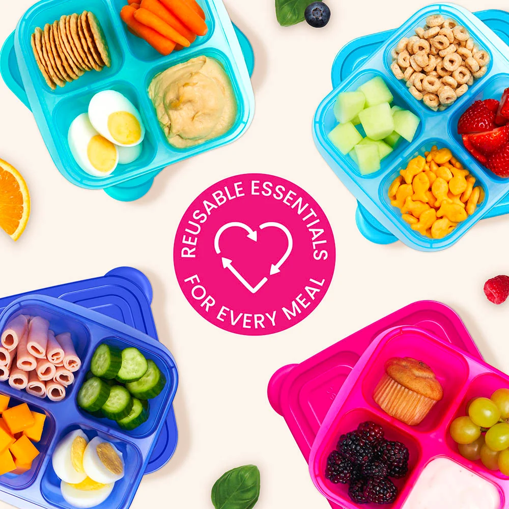 Bentgo Easyboxes 4-Compartment Snack Containers 8-Piece Set - Brights - Image 25