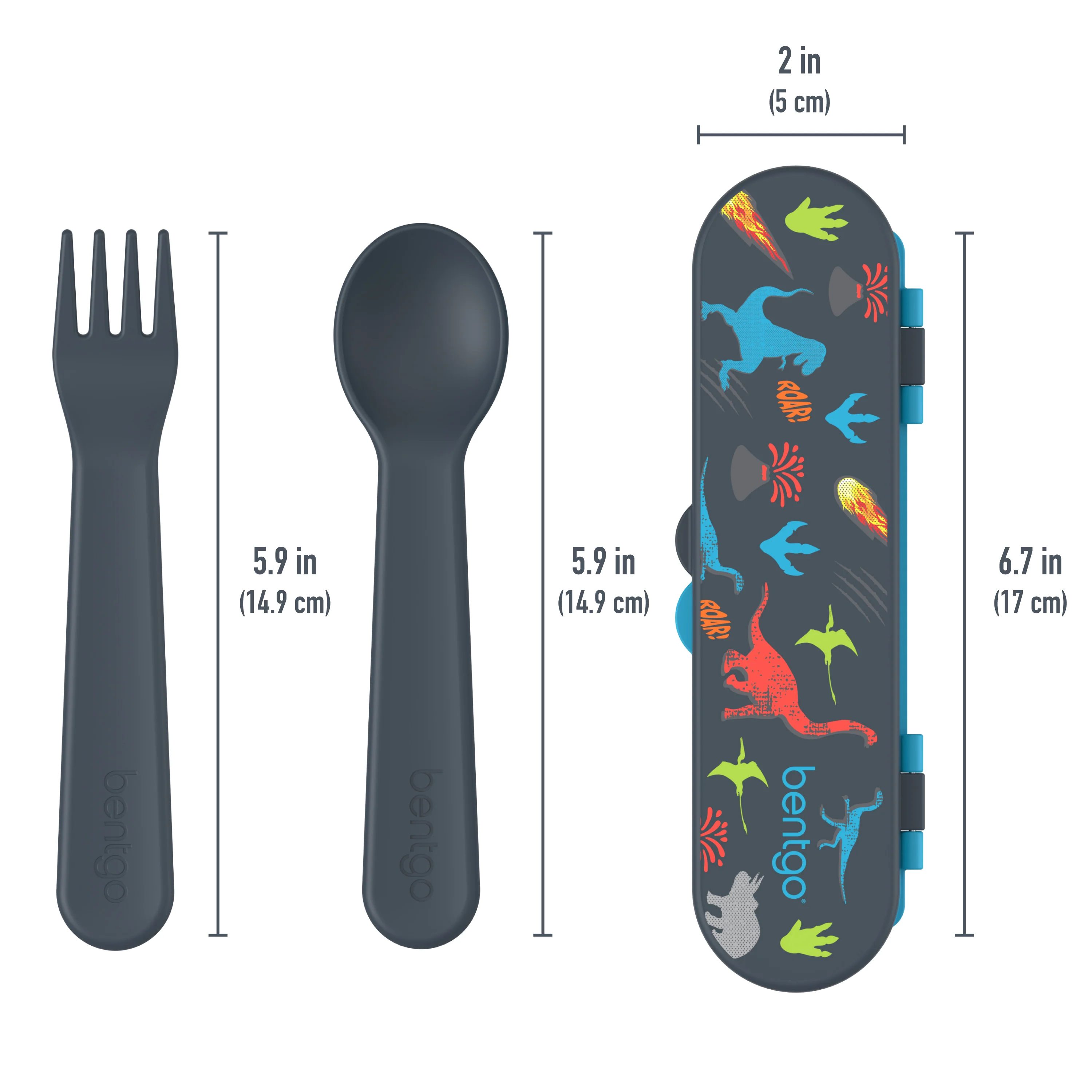 Bentgo Kids Utensil Set - Puppy Love - Image 12