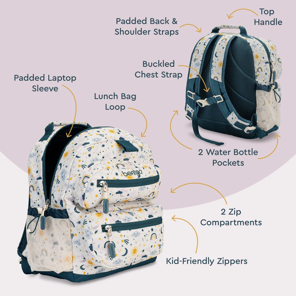 Bentgo Kids Prints Backpack - Sssnakes - Image 52