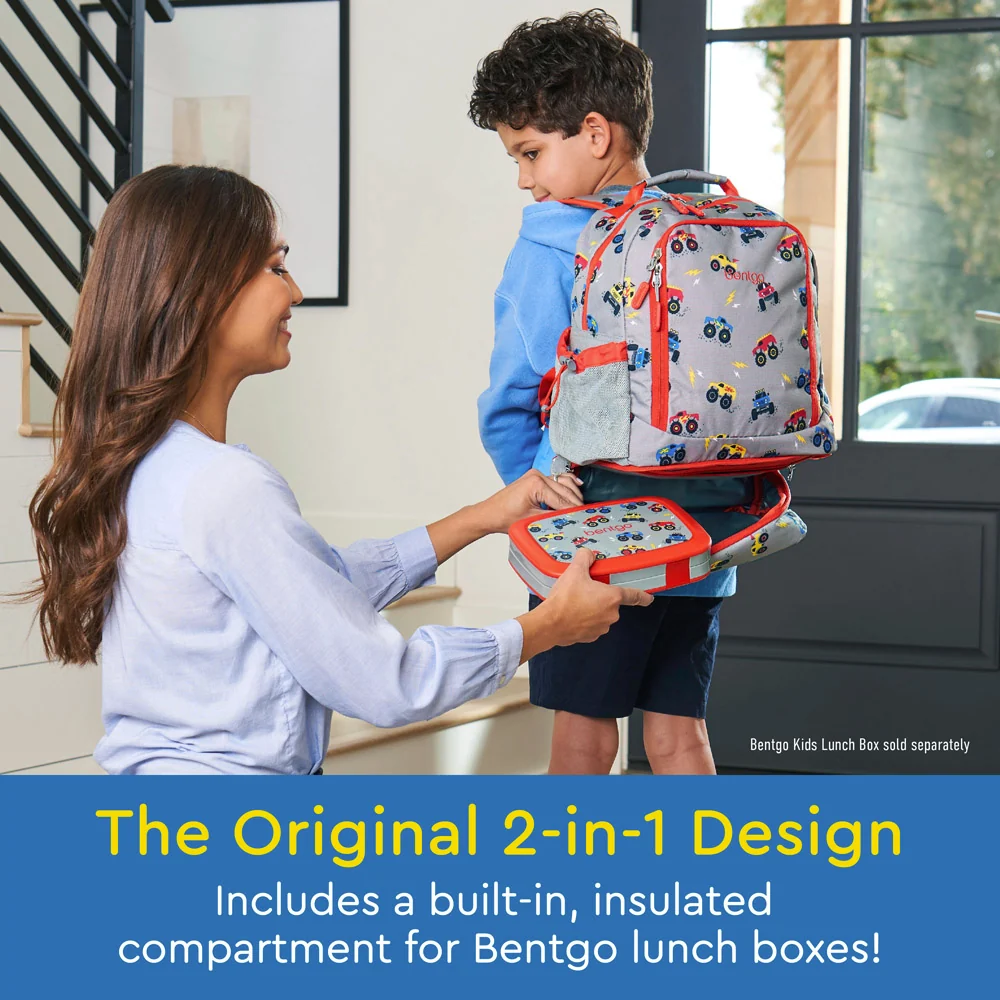 Bentgo Kids Prints 2-in-1 Backpack & Lunch Bag - Bug Buddies - Image 8