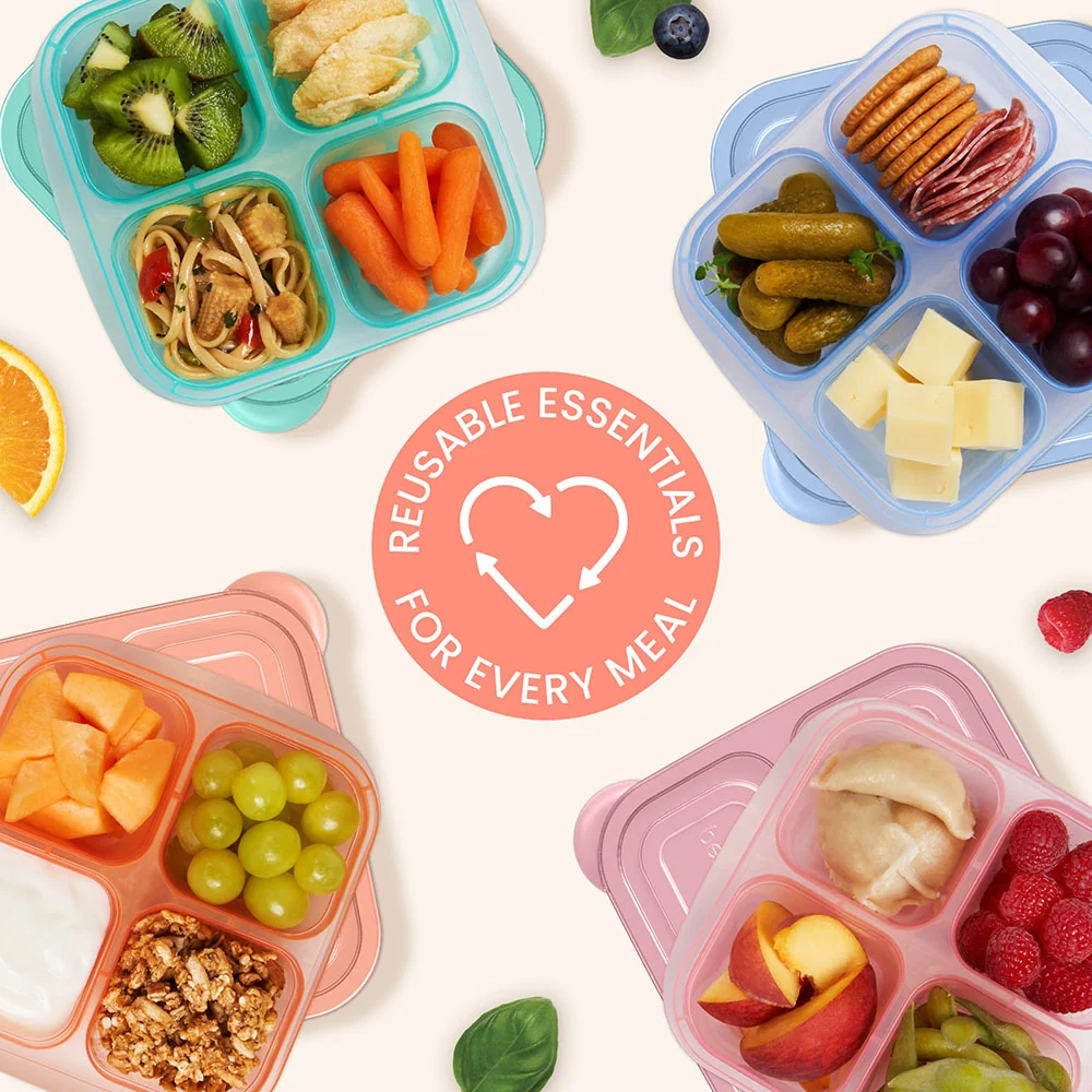 Bentgo Easyboxes 4-Compartment Snack Containers 8-Piece Set - Brights - Image 34
