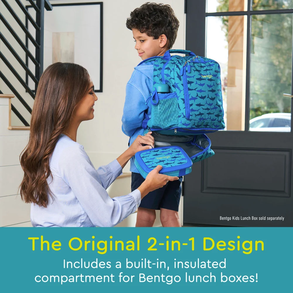 Bentgo Kids Prints 2-in-1 Backpack & Lunch Bag - Bug Buddies - Image 44