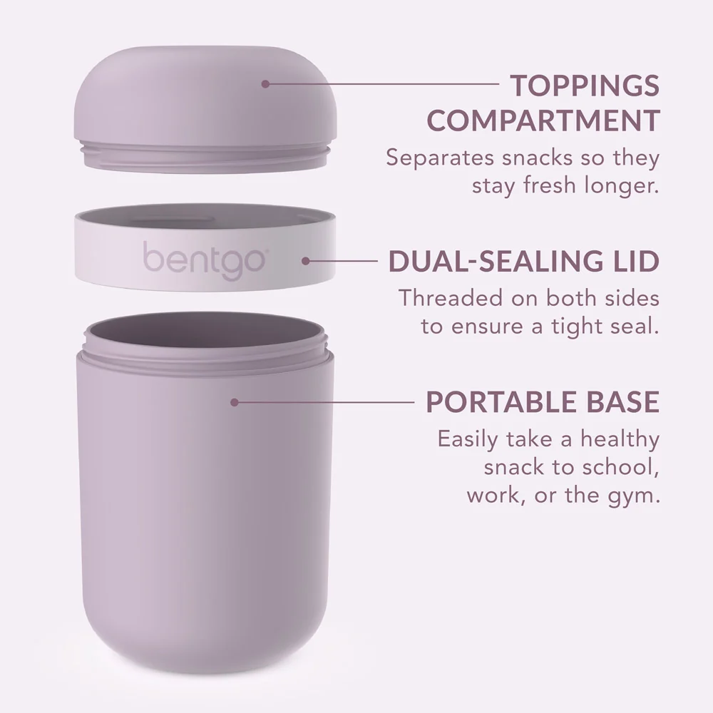 Bentgo Modern Lunch Box & Snack Cup - Dark Gray - Image 23