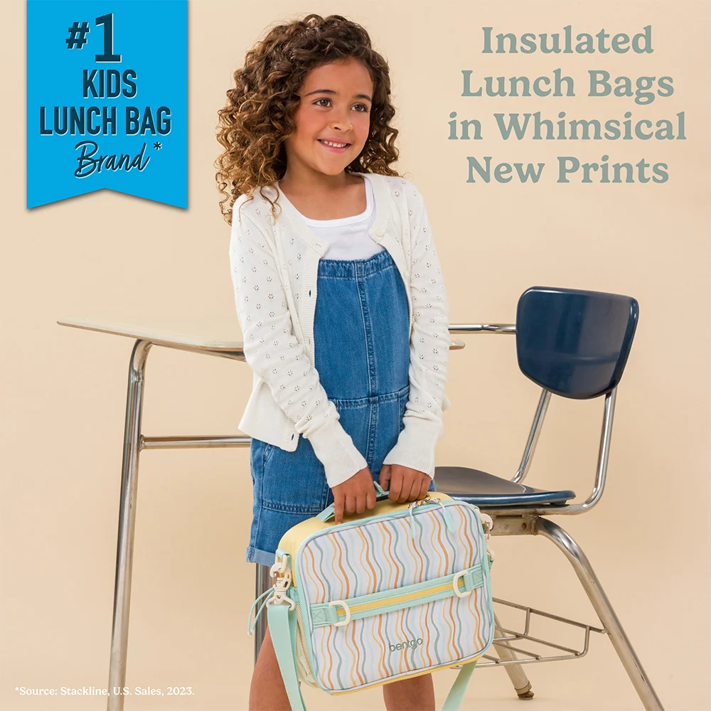 Bentgo Kids Whimsy & Wonder Prints Lunch Bag - Starry Sprinkle - Image 20