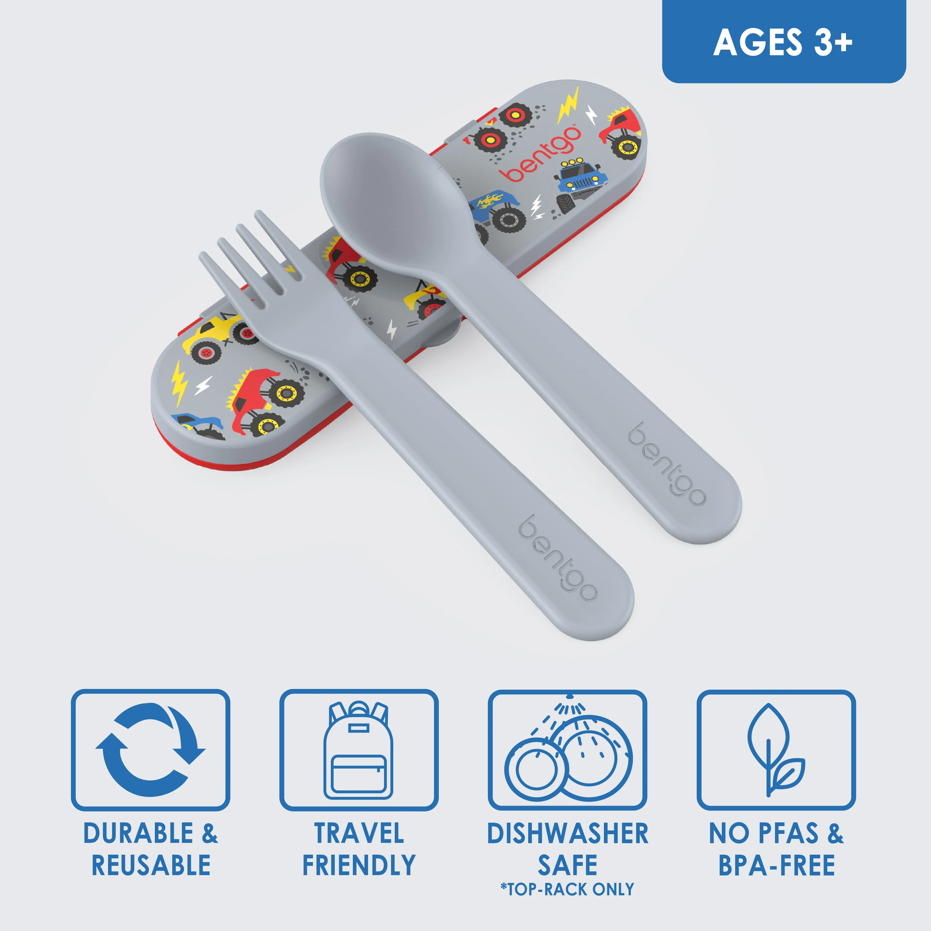 Bentgo Kids Utensil Set - Puppy Love - Image 24