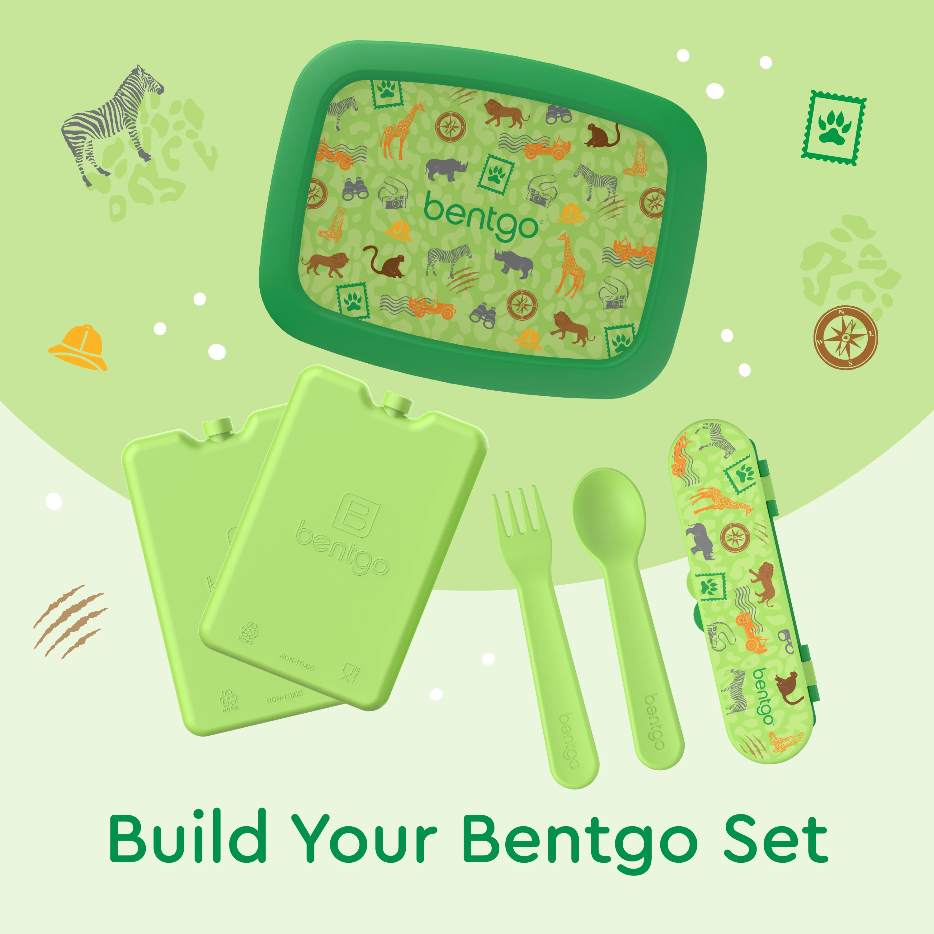 Bentgo Kids Utensil Set - Puppy Love - Image 20