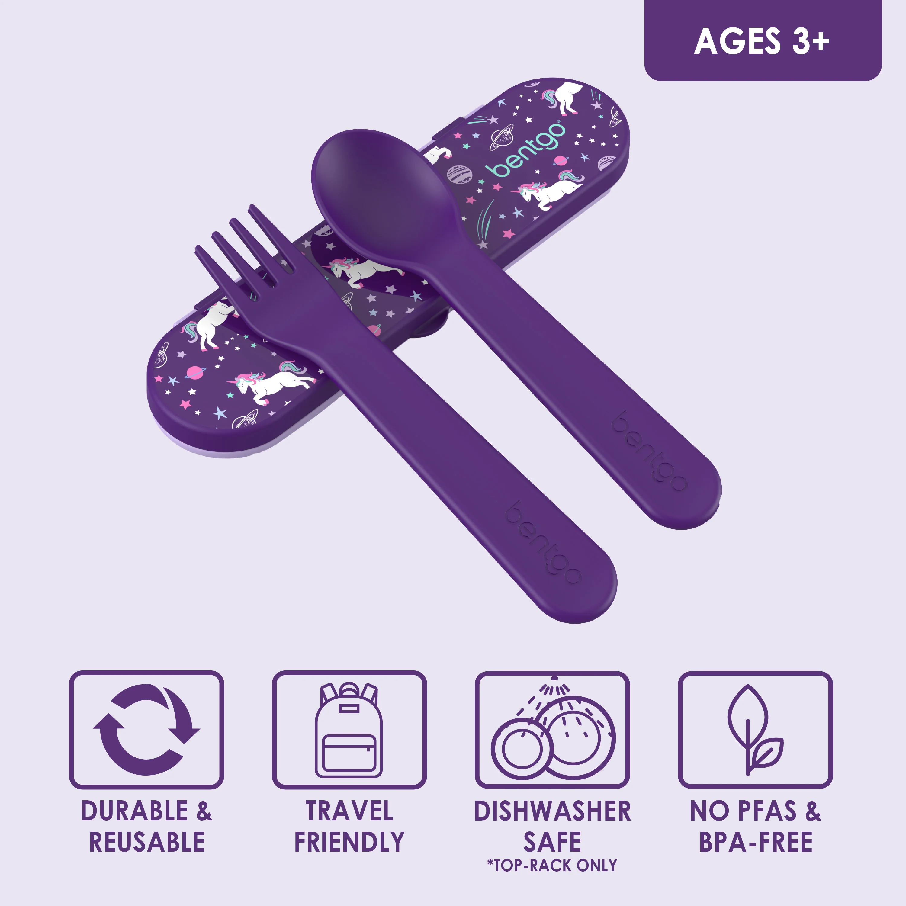 Bentgo Kids Utensil Set - Puppy Love - Image 31
