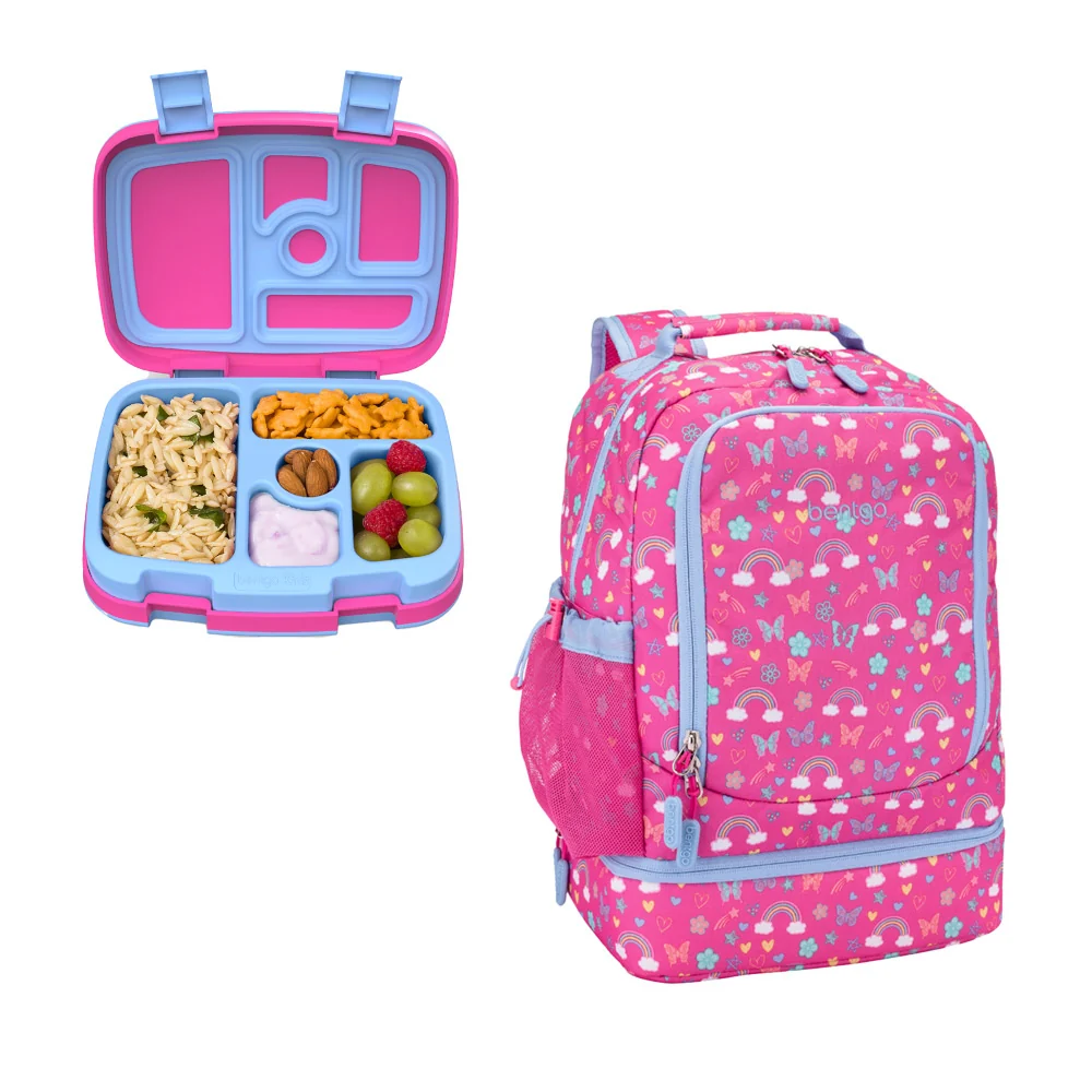 Bentgo Kids Prints Lunch Box & Backpack - Dinosaur