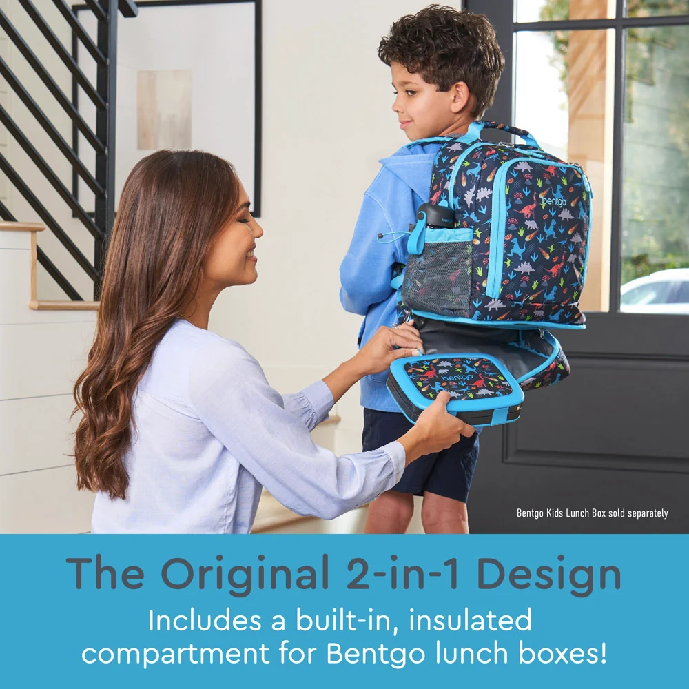 Bentgo Kids Prints 2-in-1 Backpack & Lunch Bag - Bug Buddies - Image 20