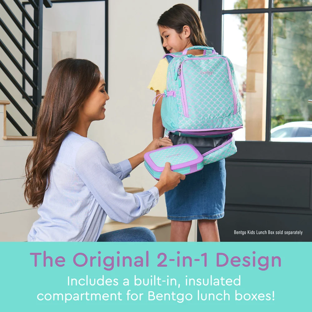 Bentgo Kids Prints 2-in-1 Backpack & Lunch Bag - Bug Buddies - Image 26