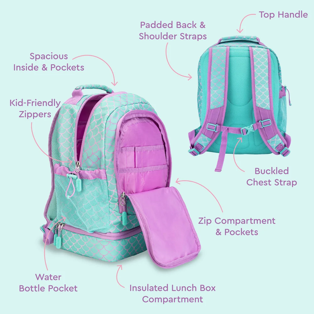 Bentgo Kids Prints 2-in-1 Backpack & Lunch Bag - Bug Buddies - Image 27