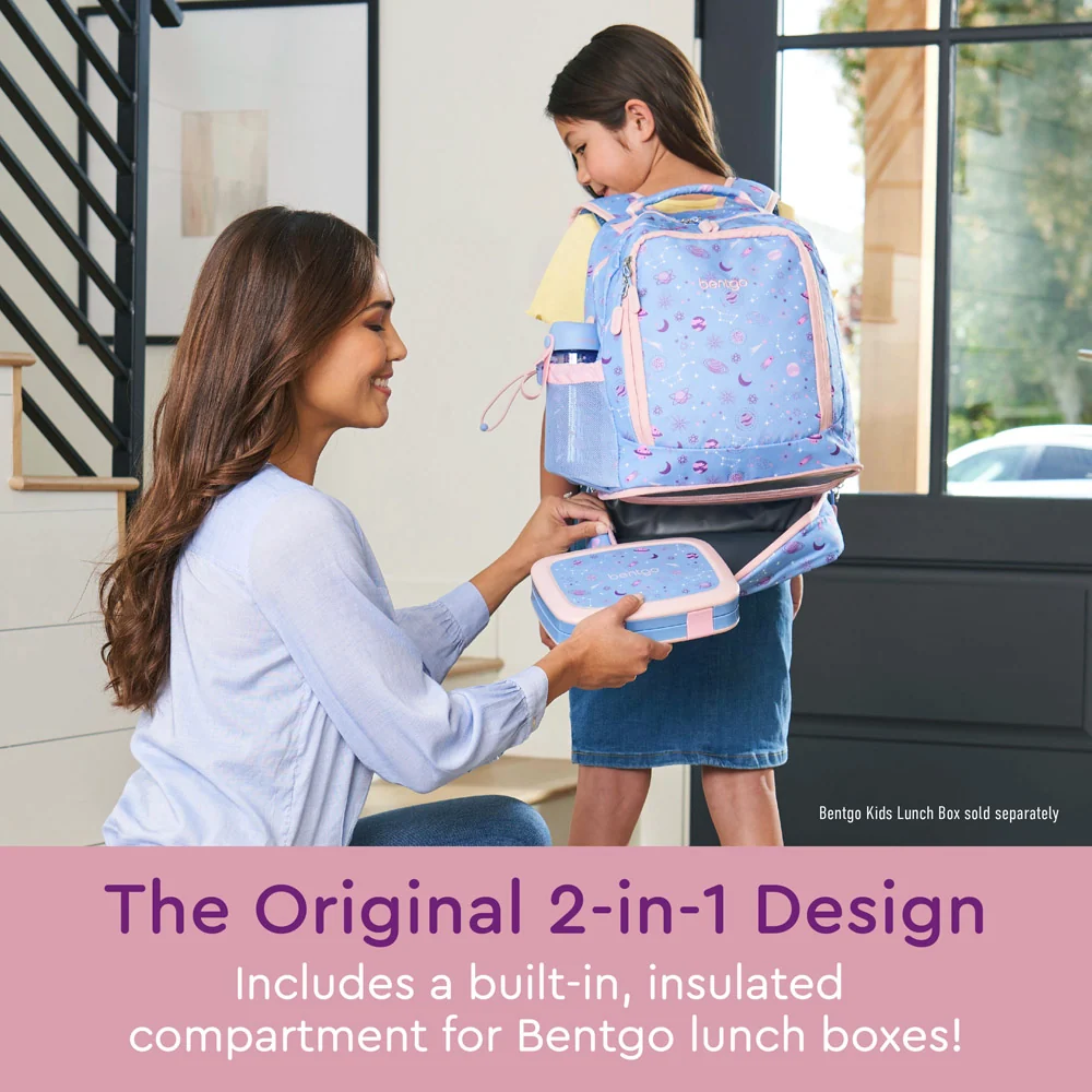 Bentgo Kids Prints 2-in-1 Backpack & Lunch Bag - Bug Buddies - Image 32
