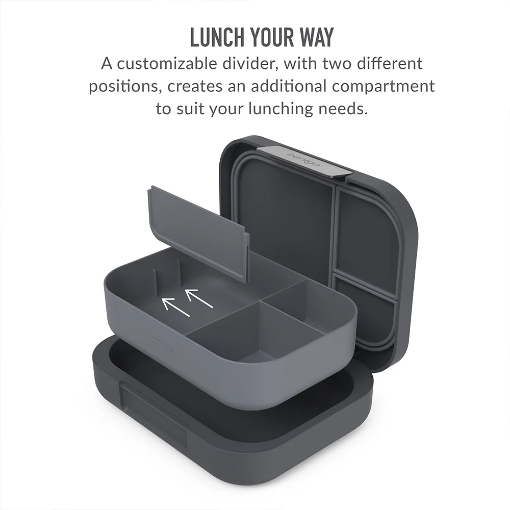 Bentgo Modern Lunch Box & Snack Cup - Dark Gray - Image 5