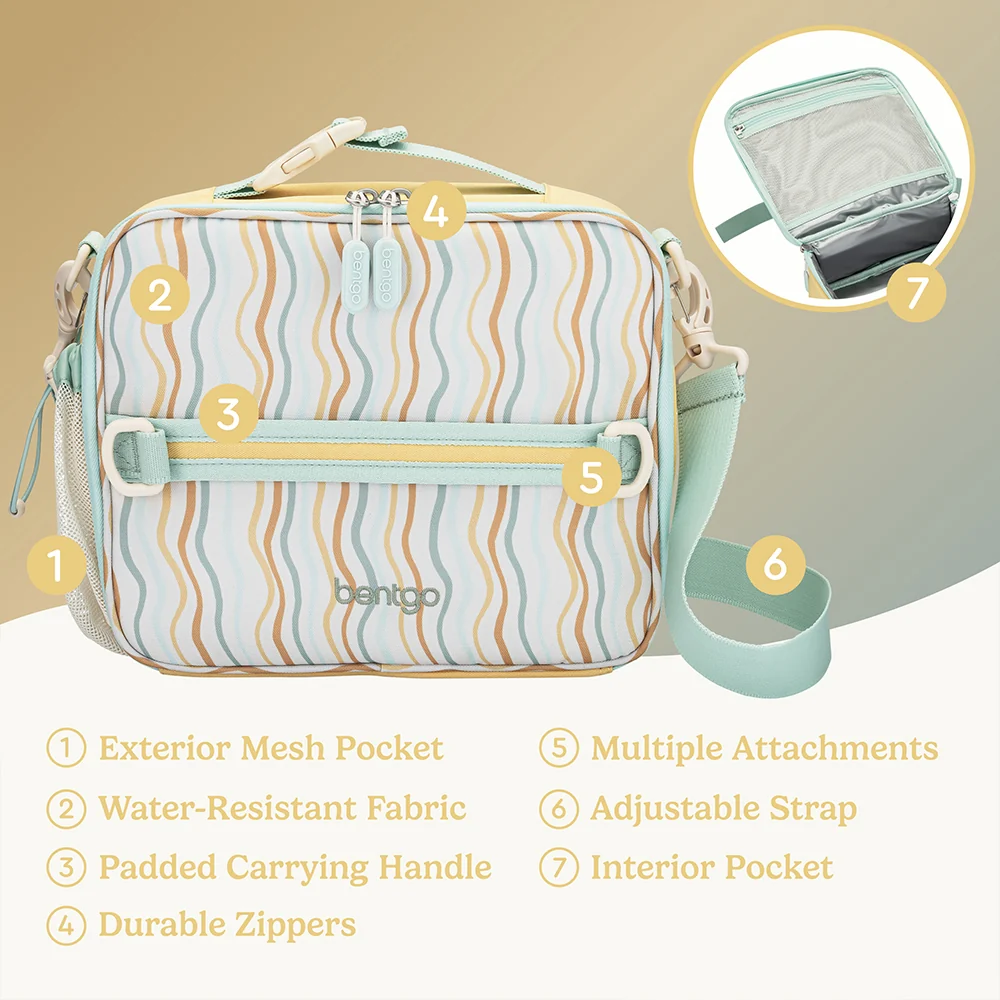 Bentgo Kids Whimsy & Wonder Prints Lunch Bag - Starry Sprinkle - Image 22