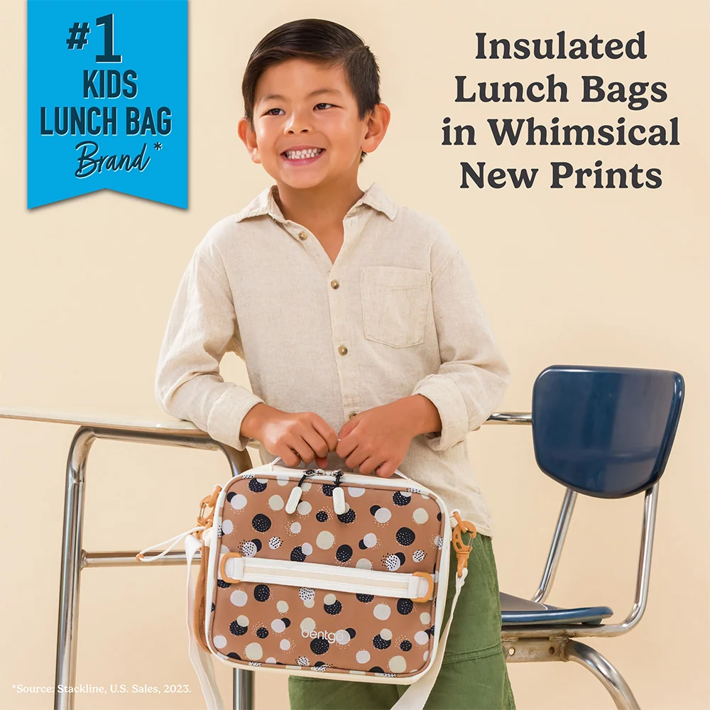Bentgo Kids Whimsy & Wonder Prints Lunch Bag - Starry Sprinkle - Image 8