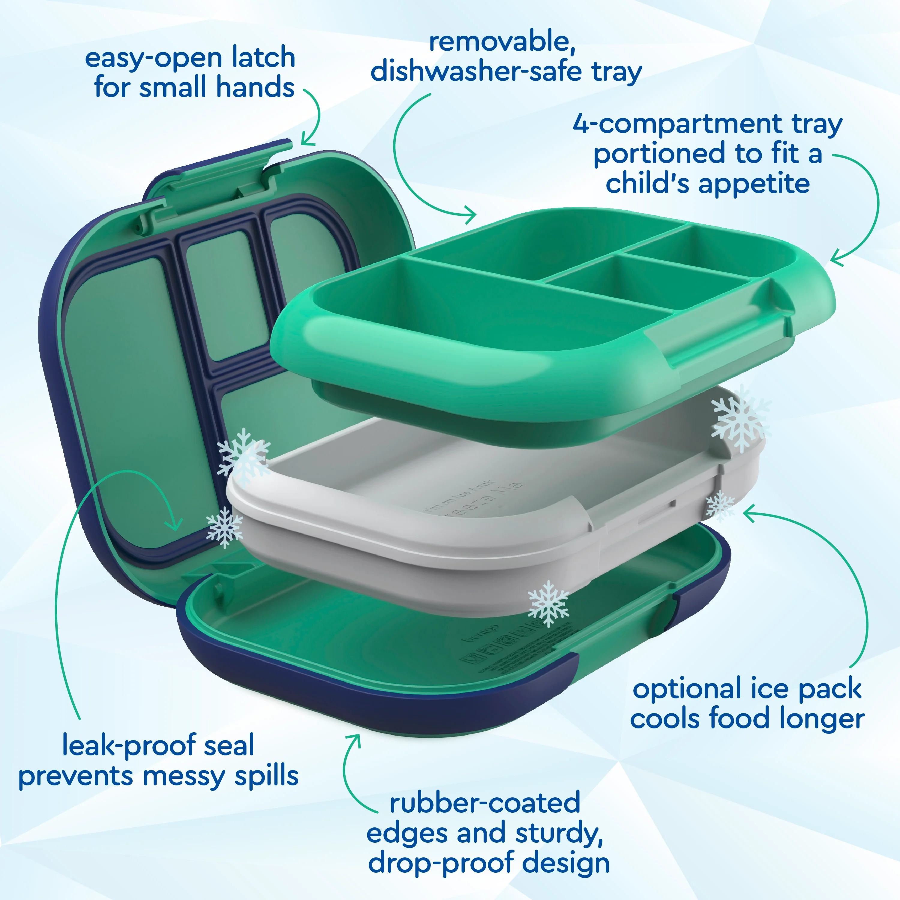 Bentgo Chill Kids Lunch Box (3 Pack) - Image 5