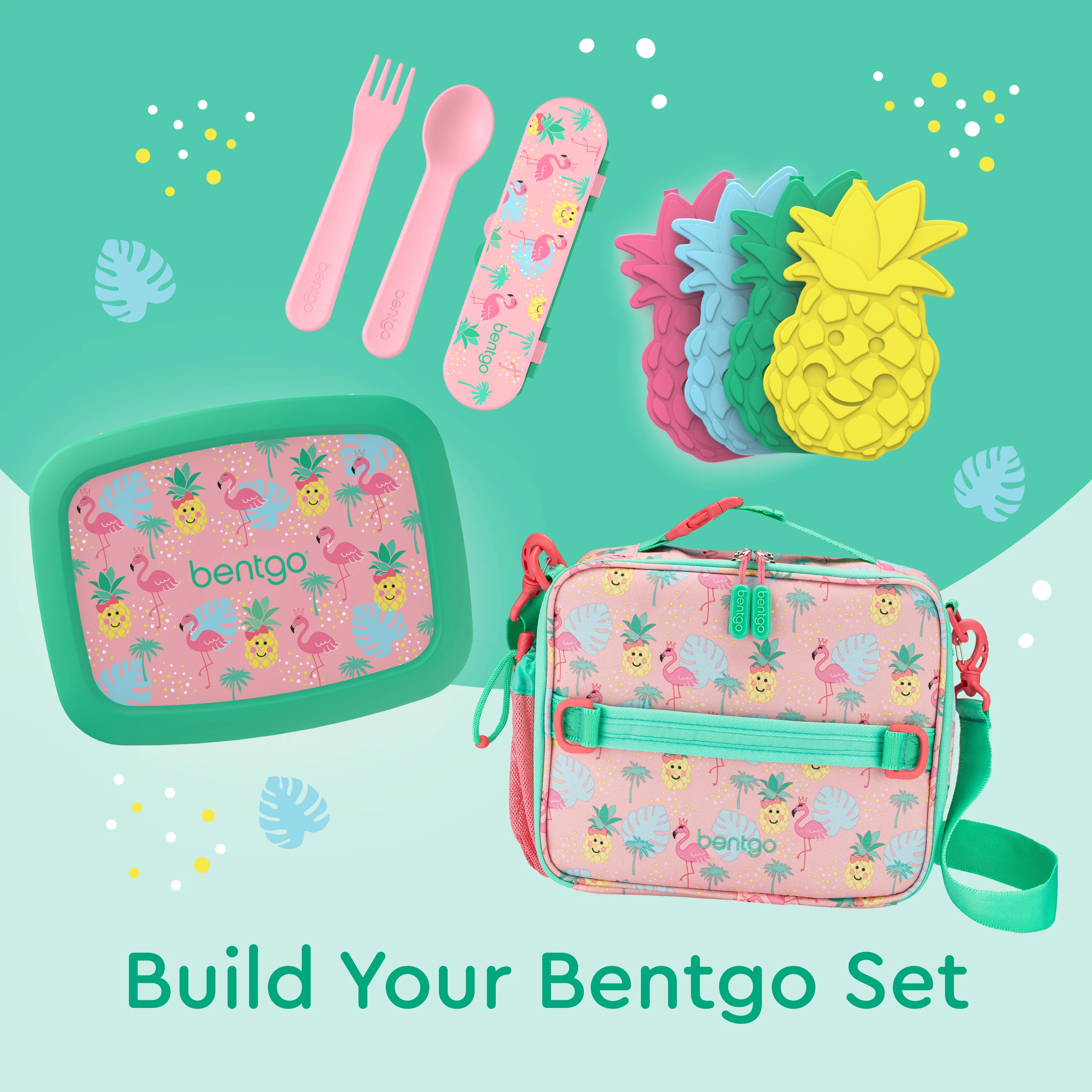 Bentgo Kids Utensil Set - Puppy Love - Image 48
