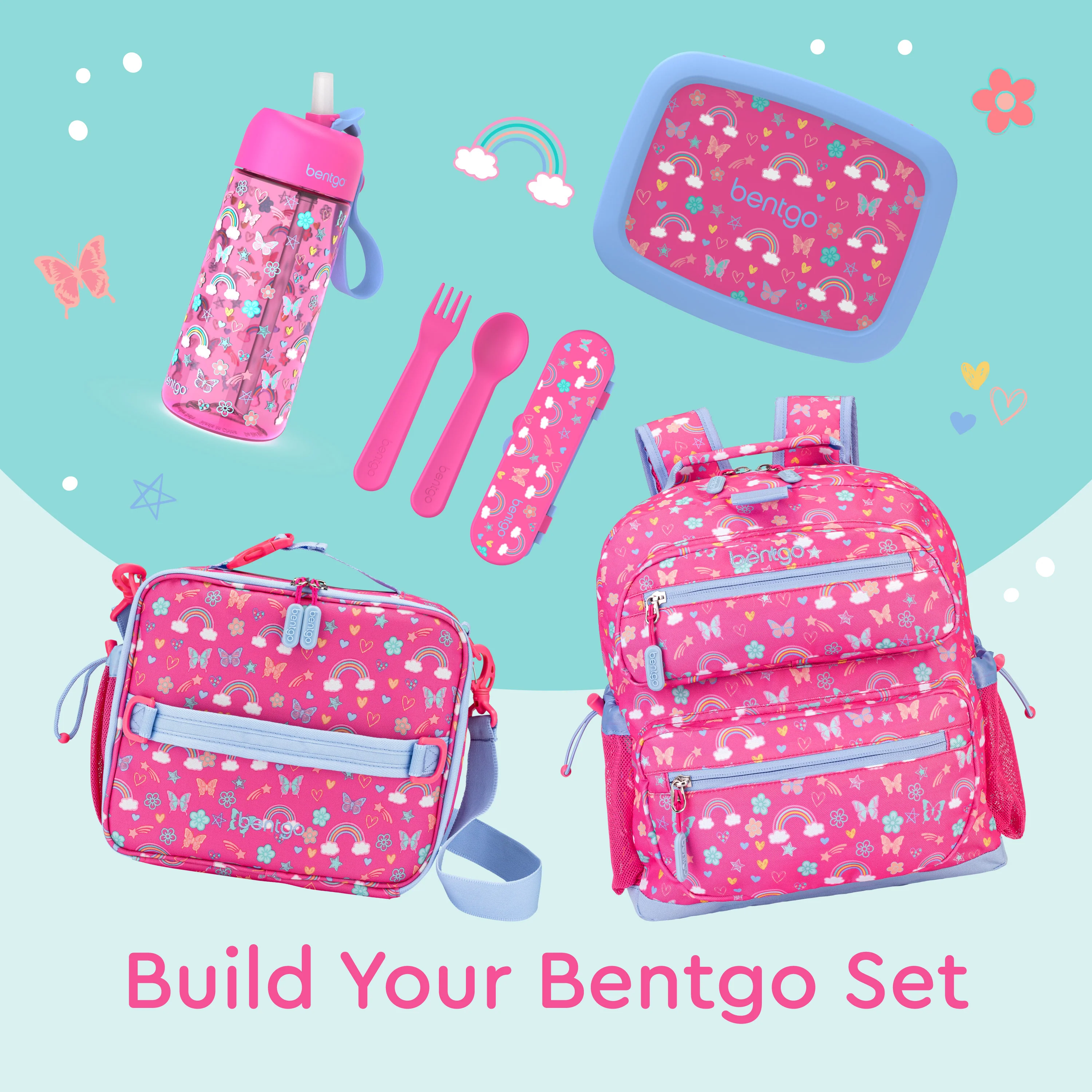 Bentgo Kids Utensil Set - Puppy Love - Image 41