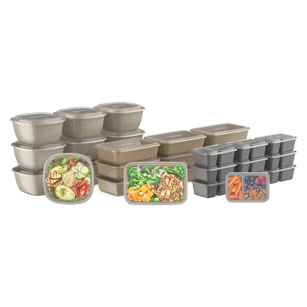Bentgo Prep 60-Piece Variety Meal Prep Kit - Gleam Metallics