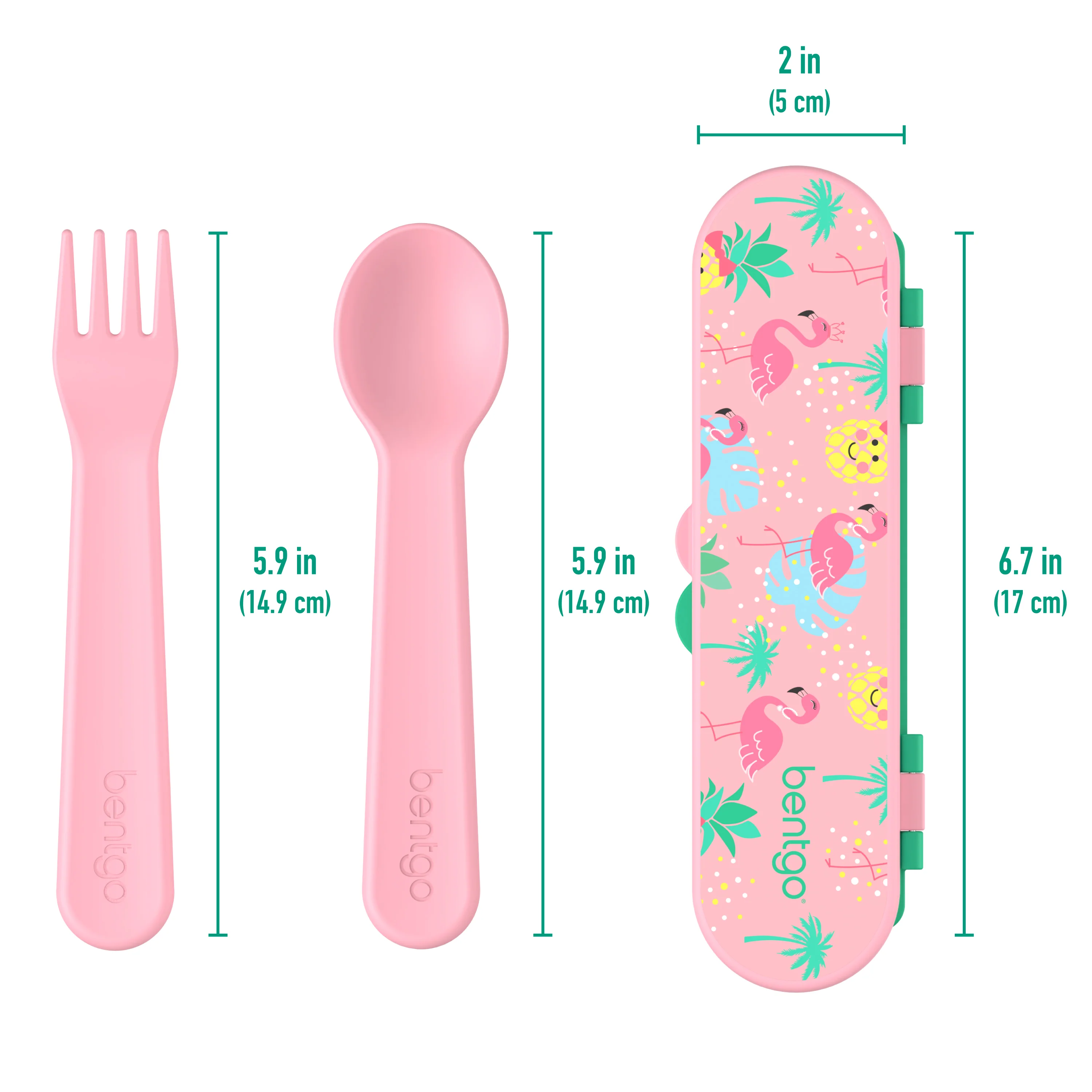 Bentgo Kids Utensil Set - Puppy Love - Image 47