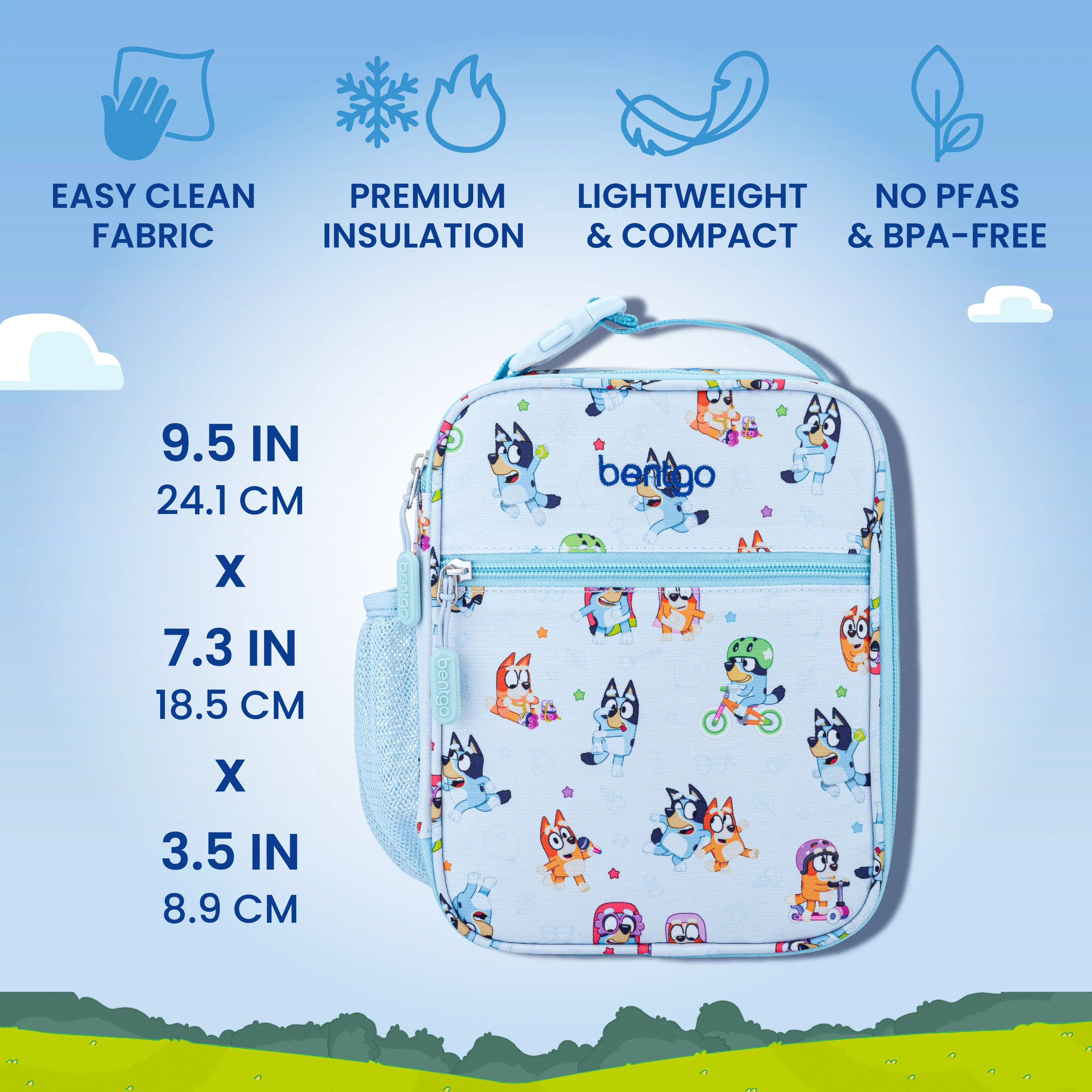 Bentgo + Bluey Kids Prints 5-Piece Lunch Box Set - Image 7