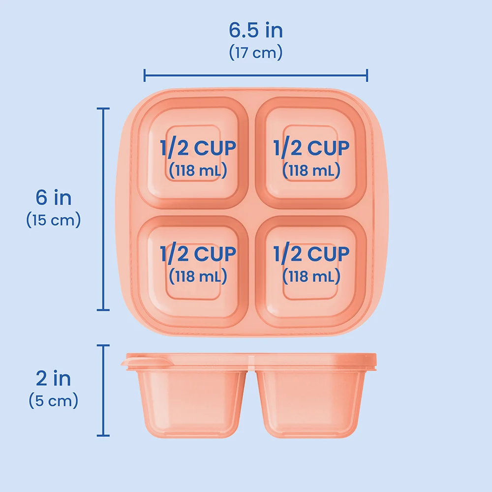 Bentgo Easyboxes 4-Compartment Snack Containers 8-Piece Set - Brights - Image 35
